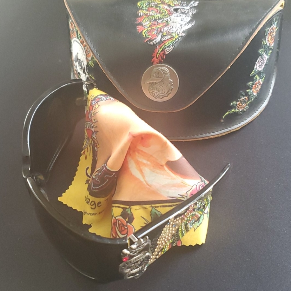 Women's Throwback Genuine Ed Hardy Sunglasses